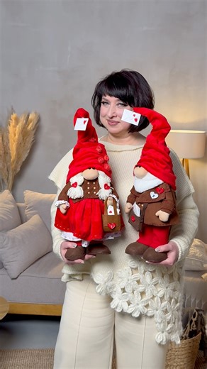 The new gnome postman of love is already in the making; stay tuned for a new master class! #gnome #helenlozova #sewingart | Gnome Tutorials