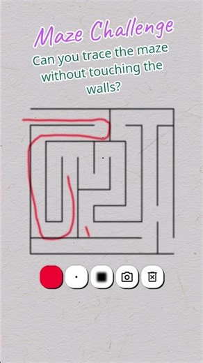 99% Fail This Maze! 😳 Can You Solve It Without Touching the Walls?