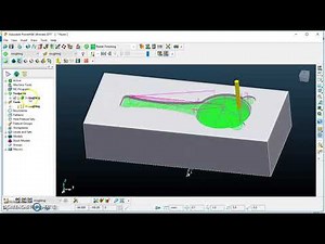 Powermill tutorial || roughing, finishing, g-code