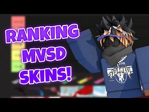 I RANKED Every Skin In MVSD.. (Roblox)