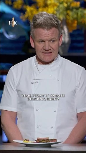 "I Wanted It To Look Elegant" 😅 #HellsKitchen #GordonRamsay