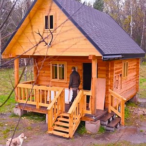 Making an Insulated Door for My Off Grid Log Cabin, Painting Wooden Walls | Hillside Lumber
