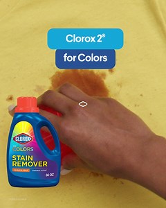 13K views · 4.6K reactions | Clorox 2 for Colors is a bleach-free laundry additive that tackles your toughest stains like grass, grape juice, and coffee right before your eyes. Spoiler alert: it also removes odors and brightens colors. ✨​​ | Clorox | Facebook