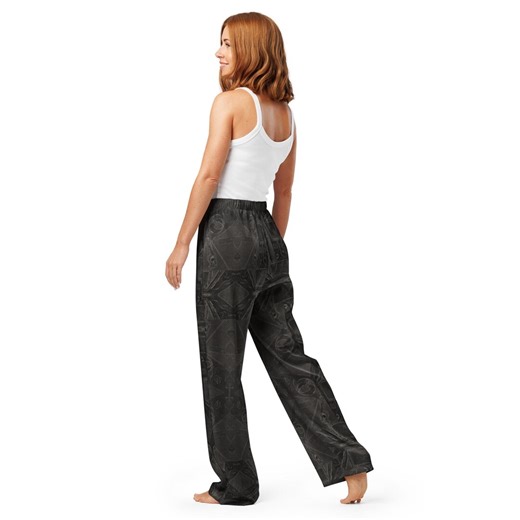 Shadow Geometry Silky Lounge Pants | Dark Gray Minimalist Pajamas for Women - Etsy