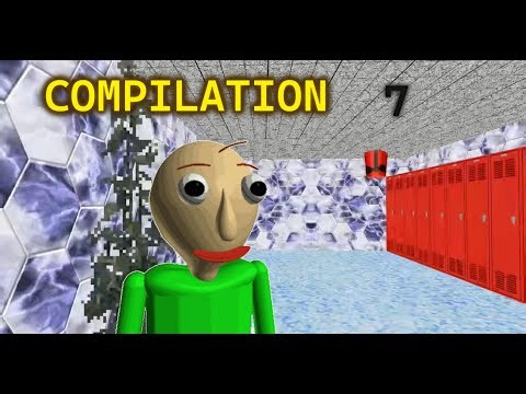 Playing 3 Baldi mods - Baldi's basics mods compilation #7
