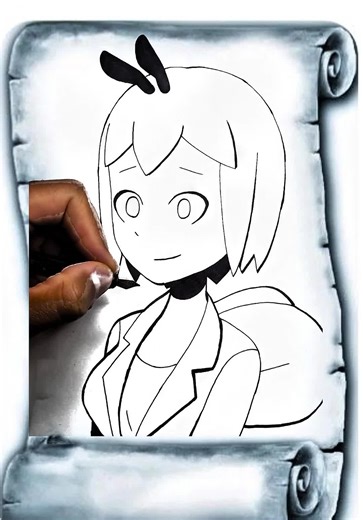 Drawing, But with Glitter... (#artchallenge)#foryou #christmas #arttutorial #artchallenge