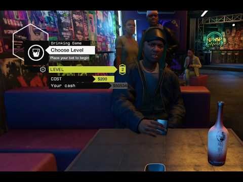 Getting wasted in WATCH_DOGS (extreme drinking game level 2)