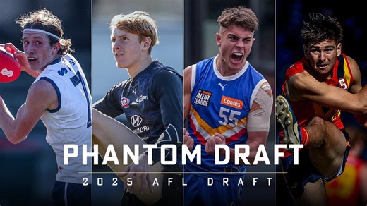 Updated Phantom Draft: Big top-15 calls, bid NOT matched as first 30 AFL picks predicted