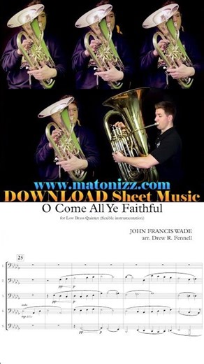 Christmas with Tubas & Euphoniums!!! 💝💝𝄢𝄢