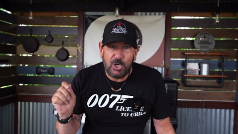 Smoked brisket dogs and fries on the Masterbuilt Gravity XT