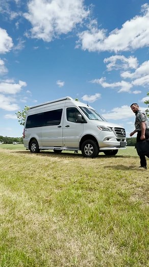 Check out this used Airstream Sprinter 4x4 campervan. The Interstate Nineteen is the best value and most popular small@compact class B RV for traveling and Van Life. @Colonial Airstream & RV #vanlife #campervan #rv #camping