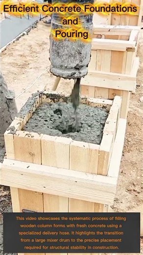.Mastering the Pour: Efficient Concrete Column Foundations