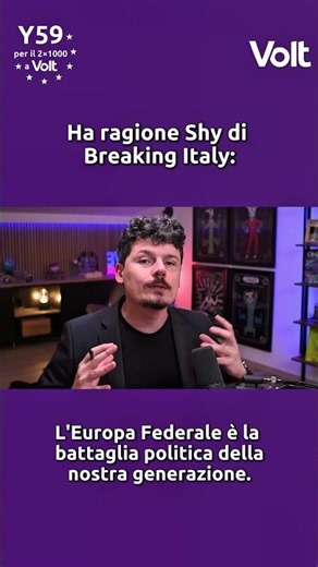 L’Europa Federale è la battaglia della nostra generazione!