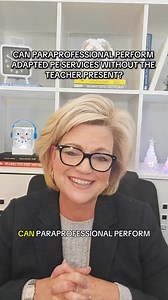 11K views · 23 reactions | Can a paraprofessional provide adapted services without a teacher present? Join us in this video to explore the role of paraprofessionals and when their support is appropriate in special education settings. #ParaprofessionalSupport #SpecialEducation #AdaptedServices #IEPTeam #EducationRoles | Special Education Boss | Facebook