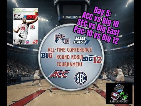 XBOX360-College Hoops 2K8🏀-All-Time Conference Round Robin Tournament Day 5
