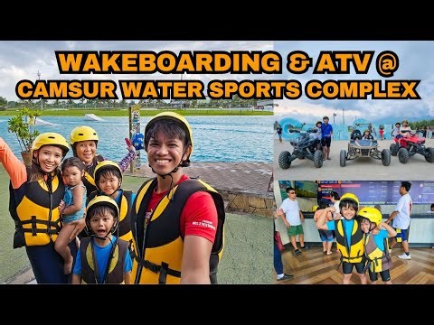 Kids learning wakeboarding & ATV at CWC Camsur WaterSports Complex, Pili, Camarines Sur