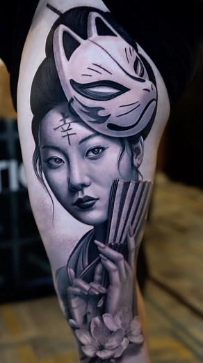 17K views · 243 reactions |  Gorgeous Geisha Tattoo Creation  ...