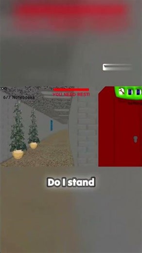 Baldi Glitched My Game?! 😨 (Roblox Horror) #shorts