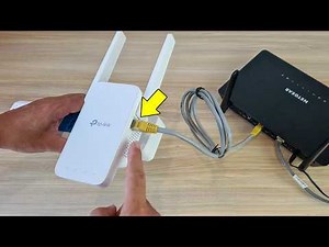 how to use cable to add a range extender to your network | tp-link RE315