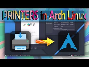 Setting Up Your Network Printer in Arcolinux or Any Arch-based System.