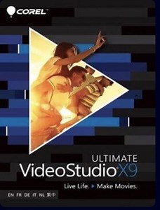 Logiciel de montage vidéo - Corel - VideoStudio Ultimate X9 - Licence perpétuelle - Support 4K - Effets variés