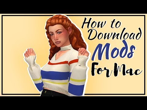 SIMS 4//How to Download Mods on Mac//