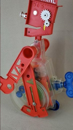 Vintage 1977 IDEAL Toy Corp. Mr. Machine Wind-Up Whistling Toy Robot