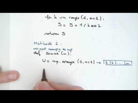 116. calcul de somme avec Python