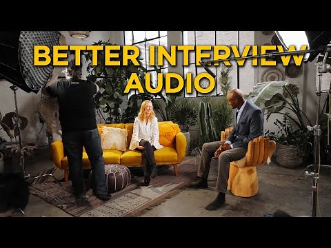 Better Interview Audio | How to Mic Up 2 People With Booms and Lavs