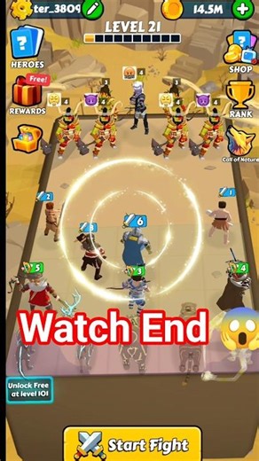Merge Fight Game OP Level 😈#shorts #gamer #merge #gameplay #mergeinn