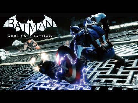 Captain America, Combat Training | ARKHAM KNIGHT | Moveset Testing
