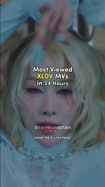 Most viewed XLOV MVs in 24 hours #xlov #staybangtan