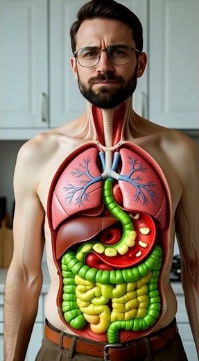 "Banana Digestion in the Stomach | 3D Anatomical Demonstration"