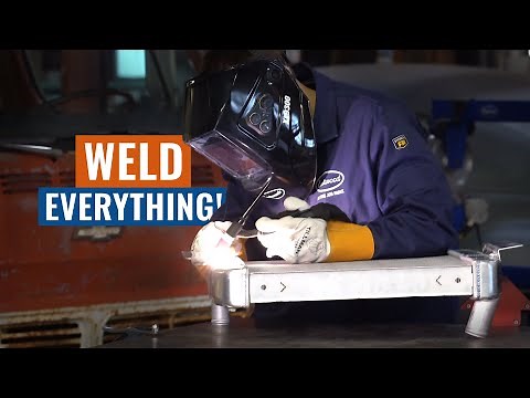 TIG Weld Aluminum with a Multi-Process Welder! Elite AC/DC MP200i - MIG/TIG/STICK
