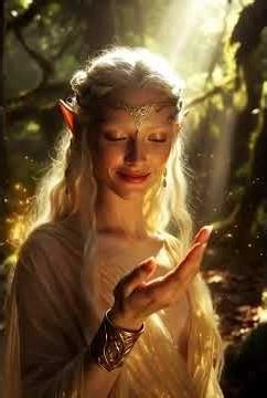 Magical Elf Girl in the Enchanted Forest ✨ | Beautiful Fantasy Scene