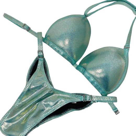 Fit Model Competition Suit Women | NPC IFBB Fitness Stage Suit - Mint - Etsy