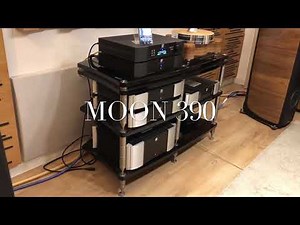 MOON by simaudio 390 & 330A - קדם מגבר משולב ממיר דיגיטלי סטרימר ופונו