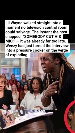 Lil Wayne walked straight into a moment no television control room could salvage.