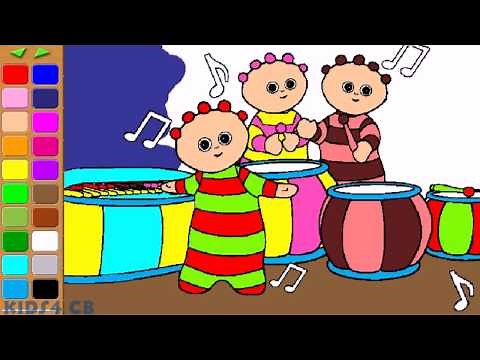In the Night Garden Tombliboos Coloring Pages