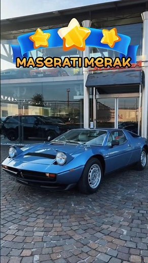 Maserati Merak 2000 GT - description