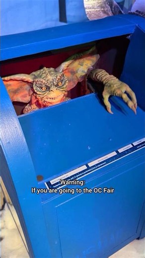 Be on the LOOKOUT. Gremlins have been spotted at the OC Fair. #shorts #80s