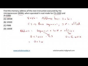 ISRO 2011 | CO | MICROPROCESSOR | 8086 | ISRO TEST SERIES | SOLUTIONS ADDA | EXPLAINED BY ISRO AIR-1