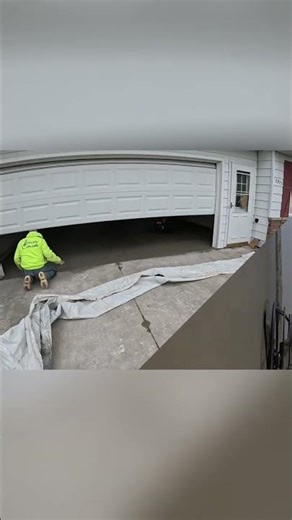 Concrete Magic: Troweling & Heating Your Garage Floor! #shorts