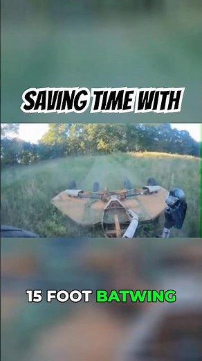 15-Foot Batwing Mower: Tripling Efficiency on Our Land!