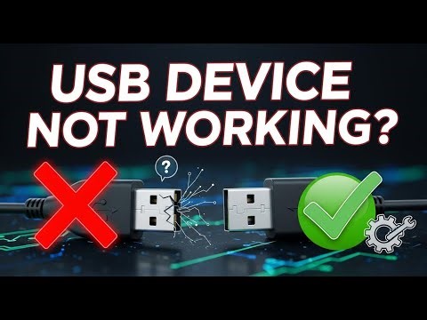 How to Fix Unknown USB Device Error (Device Descriptor Request Failed Windows 11)