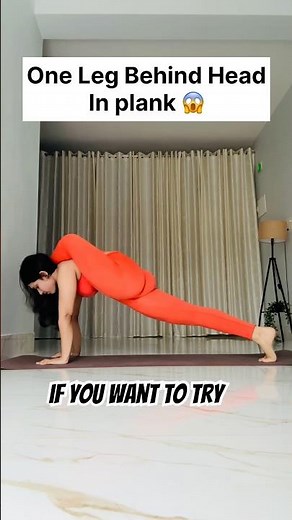 How to Do One Leg Behind Head Plank Pose | Advanced Flexibility Challenge #shorts #ytshorts