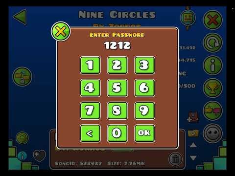 Nine circles code for copy