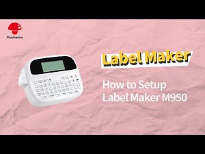 Phomemo M950 Tutorial: How to Use Label Maker M950丨Keyboard Use 丨iOS&Android Mobile Connection