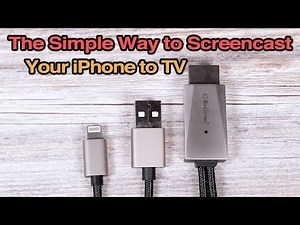 MiraScreen LD13M-1 The Simple Way to Screencast Your iPhone to TV