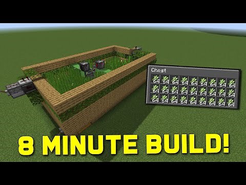 Minecraft Sugarcane Farm 1.17 - Easy & Automatic Farm (Fast Build!) 1.20 Tutorial